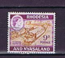 Rhodesia And Nyasaland 1959: Michel 26 Used, Gestempelt, Train, Eisenbahn - Rhodésie & Nyasaland (1954-1963)