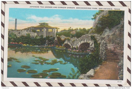 6AI982 JAPANESE TEA GARDEN AND SUNKEN GARDEN BRACKENRIDGE PARK SAN ANTONIO TEXAS  2 SCANS - San Antonio