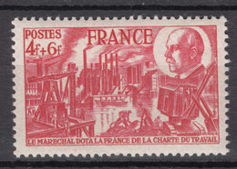 France 1944 Yvert#608 Mint Never Hinged (sans Charnieres) - Ongebruikt