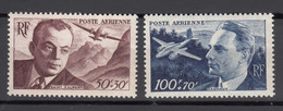 France 1948 Poste Aerienne Yvert#21-22 Mint Never Hinged (sans Charnieres) - Nuovi