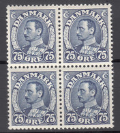 Denmark 1941 Mi#265 Mint Never Hinged Piece Of 4 - Unused Stamps