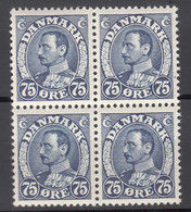 Denmark 1941 Mi#265 Mint Never Hinged Piece Of 4 - Ungebraucht