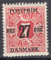 Denmark 1918 Mi#86 Mint Never Hinged, Error Overprint - Ungebraucht