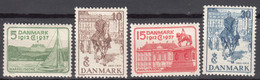 Denmark 1937 Mi#237-240 Mint Hinged - Unused Stamps