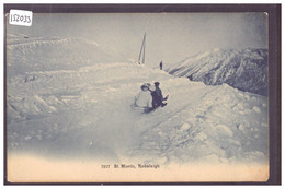 SPORT D'HIVER - PARTIE DE BOBSLEIGH DANS LES GRISONS - TB - Port