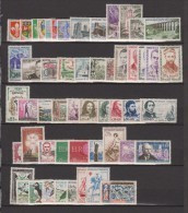 1960-FRANCE-ANNEE COMPLETE 1960**53 TIMBRES - 1960-1969