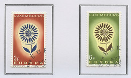 Luxembourg - Luxemburg 1964 Y&T N°648 à 649 - Michel N°697 à 698 (o) - EUROPA - Oblitérés