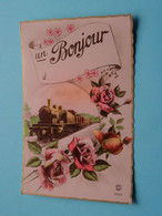 Un Bonjour D....... ( Edit. : P C Paris > 6052 ) 19?? ( Zie/voir Scans ) ! - Saluti Da.../ Gruss Aus...