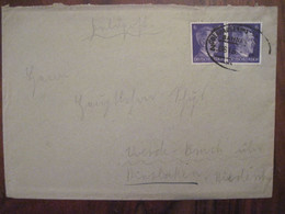 1940's Zug 0616 Oberhausen Dt Reich Allemagne Cover Bahnpost - Covers & Documents