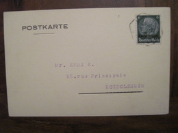 1940's Eckbolsheim Löthringen Dt Reich Lorraine Cover Occupation Besetzung - Guerre De 1939-45