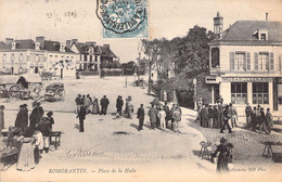 MARCHES - ROMORANTIN - Place De LA HALLE - Carte Postale Ancienne - Markets