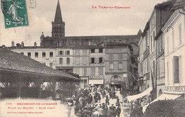 MARCHES - BEAUMONT DE LOMAGNE - Place Du Marché - Carte Postale Ancienne - Märkte