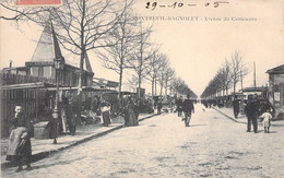 MARCHES - MONTREUIL BAGNOLET - Avenue Du Centenaire - Carte Postale Ancienne - Marchés