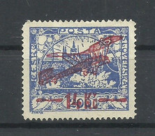 CHECOSLOVAQUIA   YVERT  AEREO  4    MH  * - Airmail