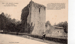 Les Essarts Animé Le Vieux Château La Tour Carrée - Les Essarts