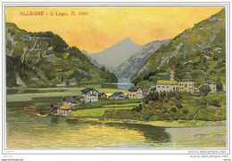 ALLEGHE (BL):  IL  LAGO  -  FP - Châteaux D'eau & éoliennes