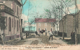 Villemur * 1906 * Avenue De La Gare * Travaux !!! * Villageois - Otros & Sin Clasificación