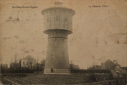 Berchem Sainte Agathe (Bruxelles) Le Chateau D' Eau 1921 Vlekkig - Vuil - Ohne Zuordnung