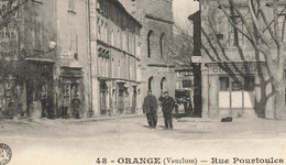 Orange * 1909 * Débit De Tabac Tabacs TABAC , Rue Pourtoules * Salon De Coiffure Coiffeur - Orange