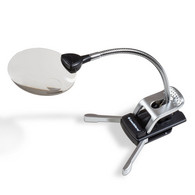 FLEXI Table Magnifier With Clamp - Stamp Tongs, Magnifiers And Microscopes