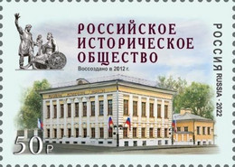 2022 0620 Russia Russian Historical Society Architecture MNH - Unused Stamps