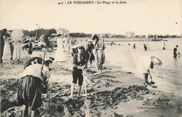 Le Pouliguen * La Plage Et La Jetée * Château De Sable - Le Pouliguen