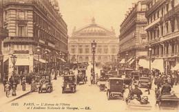 Paris * 9ème * L'avenue De L'opéra * Automobile Voiture Ancienne - Arrondissement: 09