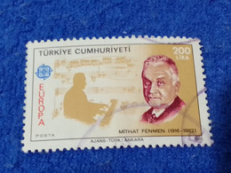 TÜRKEY--1980-90    200LİRA..   E-CEPT    DAMGALI - Used Stamps