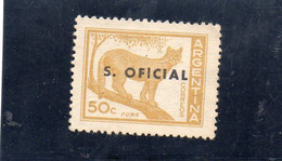 1960 Argentina - Coguaro - Soprastampa S.Oficial - Used Stamps