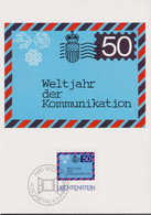 1983 Liechtenstein, MC 40 Mi:LI 826, Yt:LI 767, Zum:LI 765, Weltjahr Der Kommunikation - Informatique