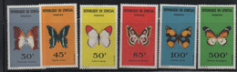 LOT 560 - SENEGAL  N° 226/231 *   - PAPILLONS - 28,00 € - Sénégal (1960-...)