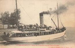 Le Pouliguen * Départ Du Bateau Emile Solacroup Pour Belle Ile En Mer * Vapeur Promenade - Le Pouliguen