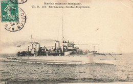 Bateau * Navire De Guerre Contre Torpilleur SARBACANE * Militaria , Marine Militaire Française - Warships