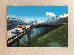 Switzerland Schweiz Suisse Svizzera - Liliput Postcard 106/75 Mm - Gotthardstrasse Bedretto Tal Passo Del San Gottardo - Bedretto