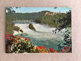 Switzerland Schweiz Suisse Svizzera - Liliput Postcard 106/75 Mm - Rheinfall Schloss Laufen - Laufen-Uhwiesen 