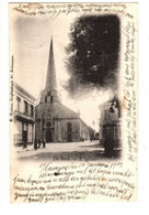 HAMME - De Kerk - Met Café La Couronne - Verzonden In 1903 - Uitgave :  D. Hendrix Antwerpen - Hamme
