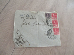 Lettre Thaïlande Siam Pour Zurich 4 Old Stamps 1935 - Thailand