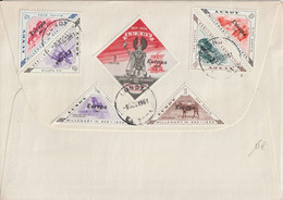 1961 - LUNDY - CINDERELLA / VIGNETTES "EUROPA" Sur ENVELOPPE COMMEMORATIVE => LONDON - Cinderellas