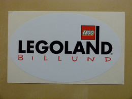 Legoland Billund Danemark Danmark Denmark. Autocollant Sticker Ovale De Plus Grandes Dimensions 14 Cm X 8,5 Cm - Zonder Classificatie
