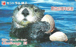 SHELL * CLAM * OTTER * CHALLENGE 21 * NTT 110-011 00007 50 * Japan - Otros & Sin Clasificación