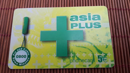 Prepadcard  Belgium Asia Plus Belgium Used Rare - Cartes GSM, Recharges & Prépayées