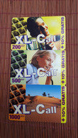 Set 3 Cards Xl-Call Belgium 200 BEF+500BEF+1000BEF Special Edition Used Rare - GSM-Kaarten, Herlaadbaar & Voorafbetaald