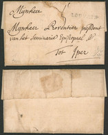 Précurseur - LAC Datée De Lowen (1763, Texte En Italien) + Obl Linéaire LOUVAIN, Port "4" > Yper (Ypres) - 1714-1794 (Pays-Bas Autrichiens)