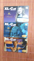 Peter Pan  Set 3 Cards Xl-Call Belgium Used Rare - [2] Prepaid & Refill Cards