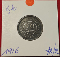 10 Cent Zink 1916 Fr/Vl - 10 Centimes