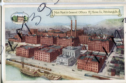 AL  ETATS UNIS 2 CARTES   PITTSBURGH / Main Plant  Geral OfficesHeinz Co  Strawbery Day Of The Home Of The 57 - Pittsburgh