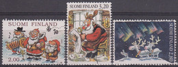 FINLANDIA 1996 Nº 1331/1333 USADO - Oblitérés