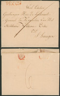 Précurseur - LAC Datée De Tournay (1826) + Obl Linéaire Rouge DOORNIK / FRANCO > Militaire Willems Orde Tot S'Haagen - 1815-1830 (Holländische Periode)