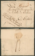 Précurseur - LAC Datée De Pottes (1822) + Obl Linéaire Rouge DOORNIK / FRANCO > Bourgmestre De Louvain - 1815-1830 (Holländische Periode)