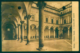 G105 - URBINO PALAZZO DUCALE - IL CORTILE - 1912 NB FORI SULLA CARTOLINA - Urbino